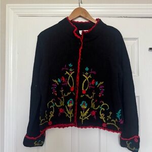 Vintage Clio Petite Sweater Cardigan Medium